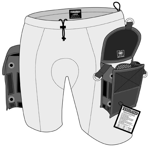 Highland Neoprene Shorts with Pockets